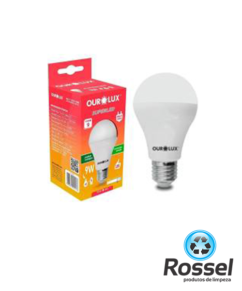 LÂMPADA LED 9W BRANCA FRIA